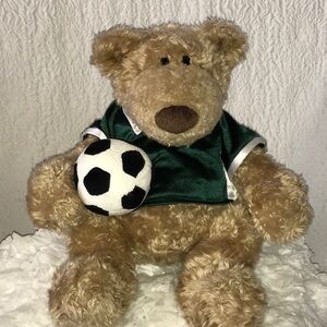 GUND Pottery Barn Kids Sports Clancy Soccer Teddy Bear Plush